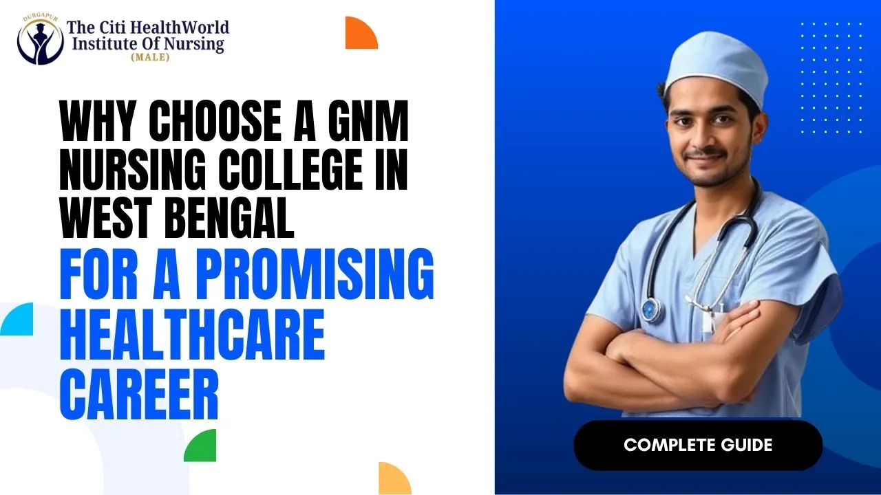 Nursing student in uniform representing GNM Nursing College in West Bengal