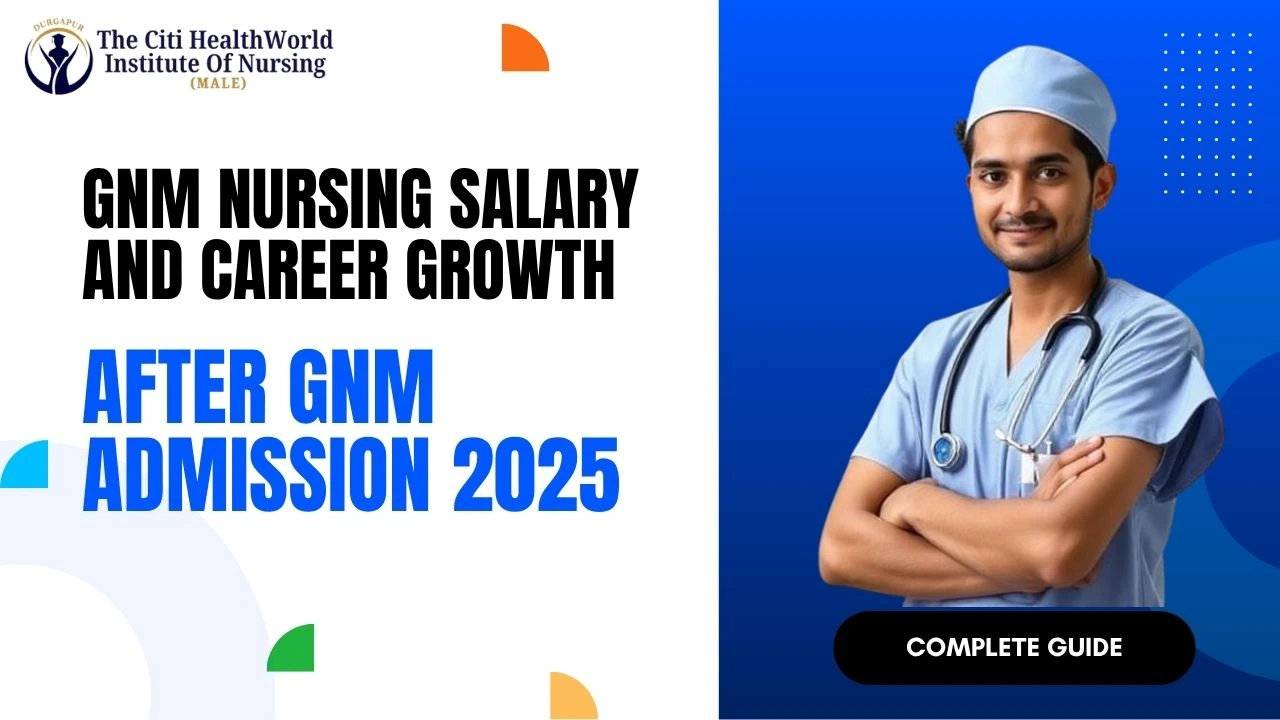 Nursing trainees gaining hospital experience after GNM Admission 2025