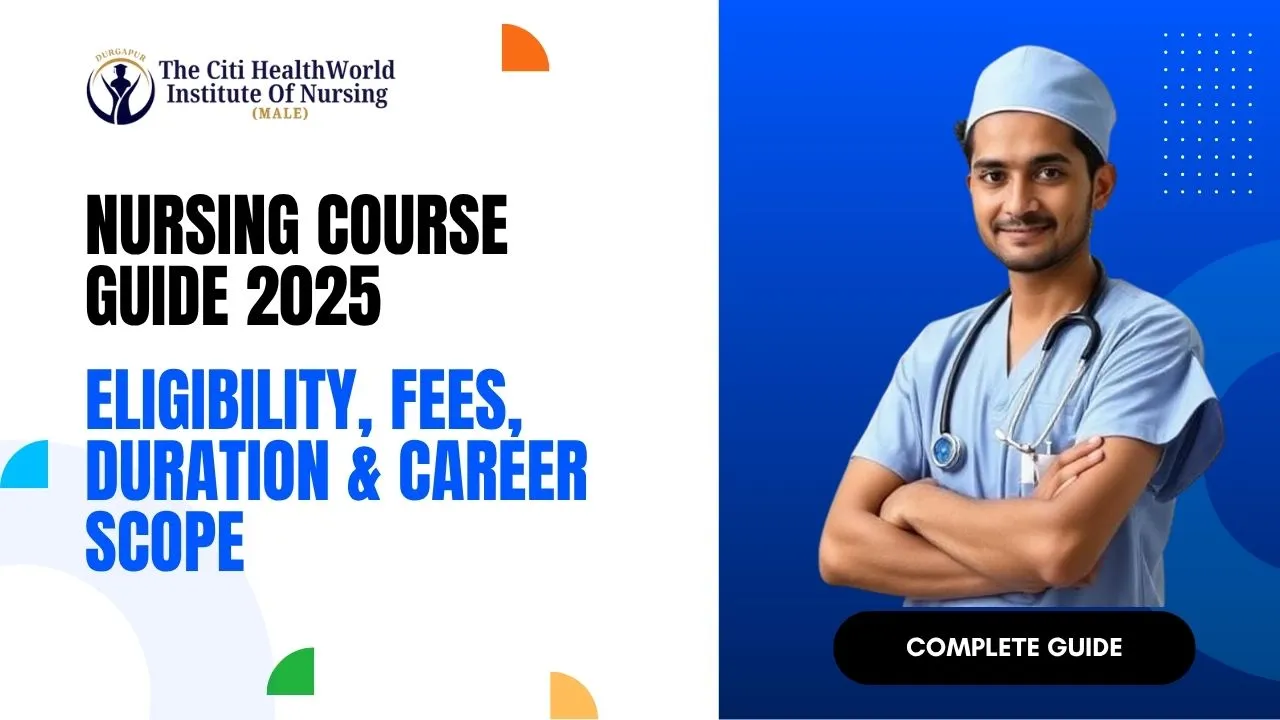 Nursing course students attending practical training in 2025