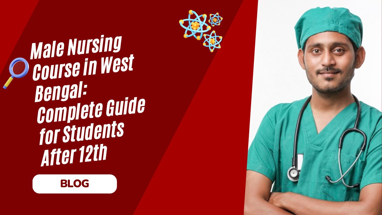 Male nursing course in West Bengal students practicing clinical training