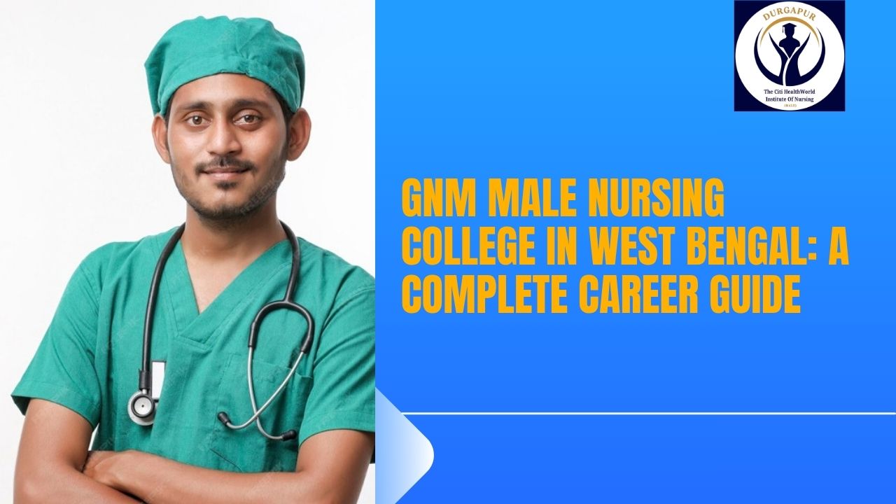 GNM nursing college male students training West Bengal