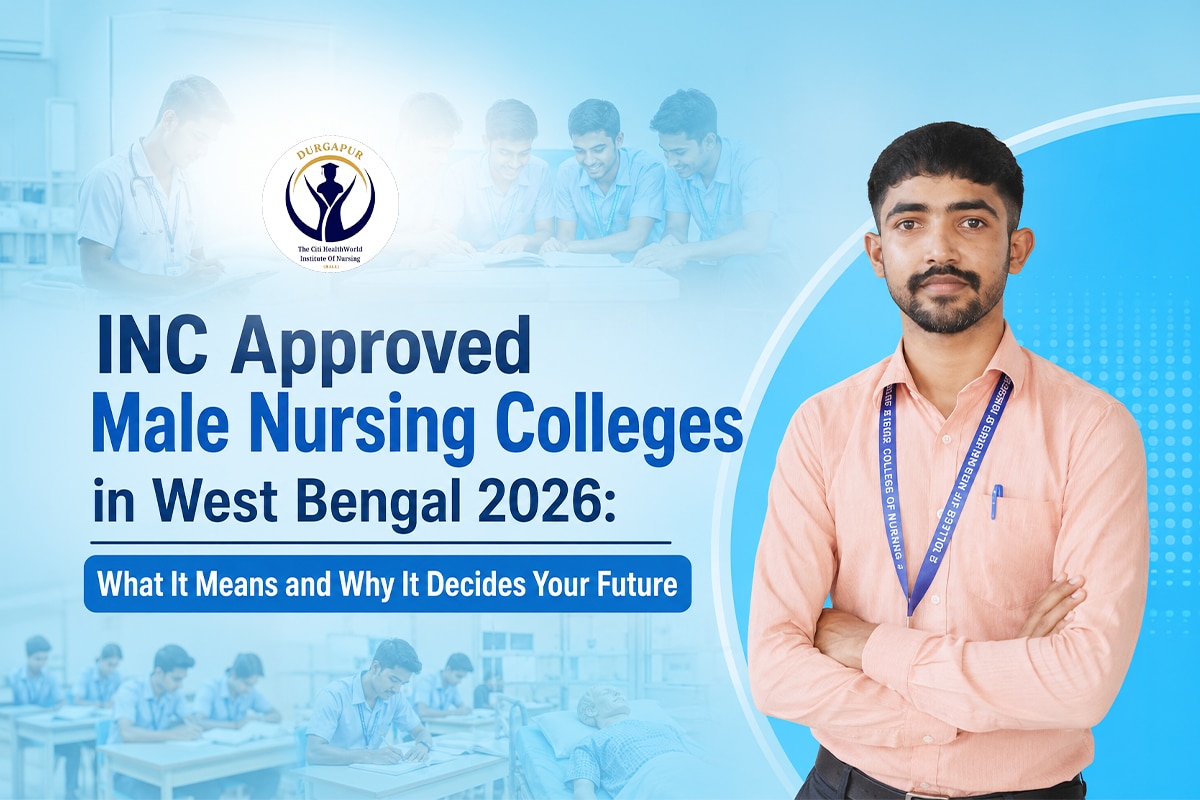INC approved male nursing colleges West Bengal